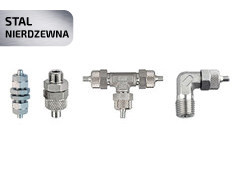 Złączki skręcane ze stali szlachetnej
